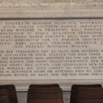 Texttafel in der Südturmhalle