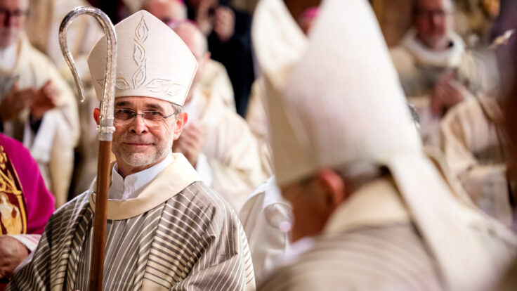 Josef Grünwidl während der Weihe, Copyright: Erzdiözese Wien, Schönlaub